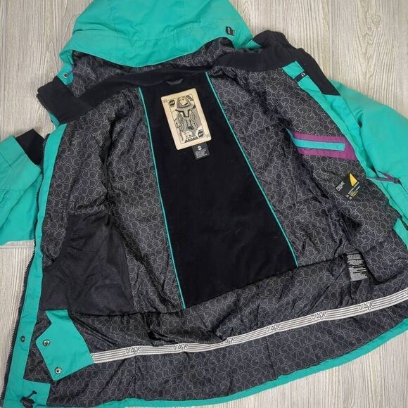 Orage Women’s Medium Blue Colorblock Prime Fabric Waterproof Ski Jacket Snow - Picture 6 of 11